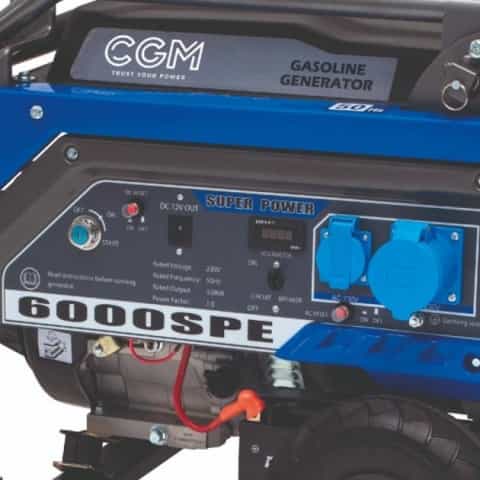Генератор (однофазный) CGM 6000SPE 5.4 кВт бензиновый