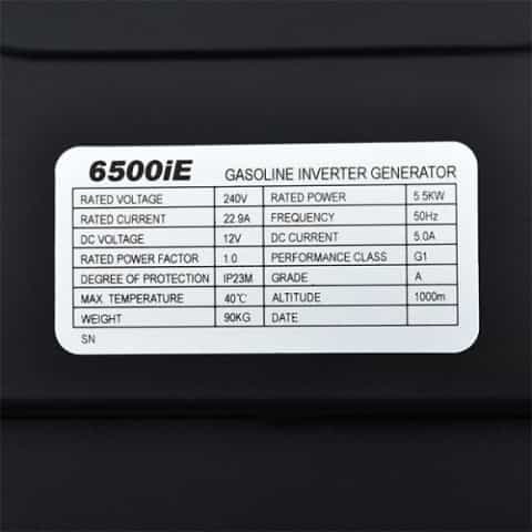 Инверторный генератор Weekender X6500ie