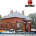 Керамический кирпич лицевой Евротон красный