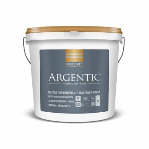Краска интерьерная антимикробная Kolorit Argentic база А