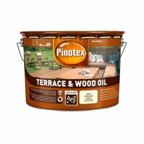 Масло для защиты дерева Pinotex Wood & Terrace Oil