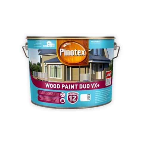 Масляная краска Pinotex Wood Paint Duo VX+ белая BW, база BC