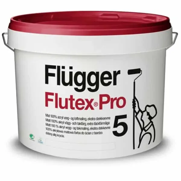 Матовая акриловая краска Flugger Flutex Pro 5 (9.1 л)