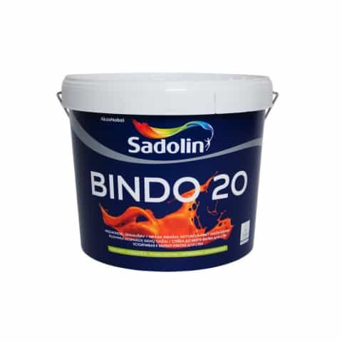 Полуматовая краска Sadolin Bindo 20 белый BW, база BC, BM